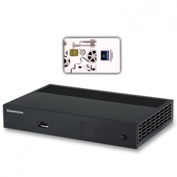 Спутниковый ресивер Sagemcom DSI74 HD с картой доступа НТВ+ и договором 